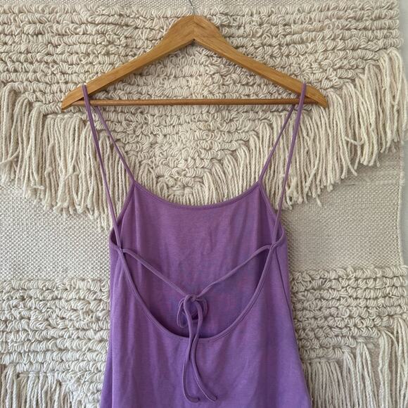 Victor Glemaud Purple Strappy Midi Dress - Picture 5 of 6